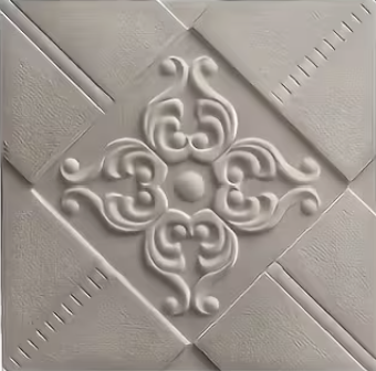 Arabesco - Medall&oacute;n circular ornamental